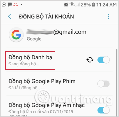 khoi phuc danh ba android gmail 7