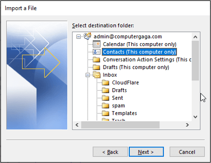 Nhấp vào Map Custom Fields