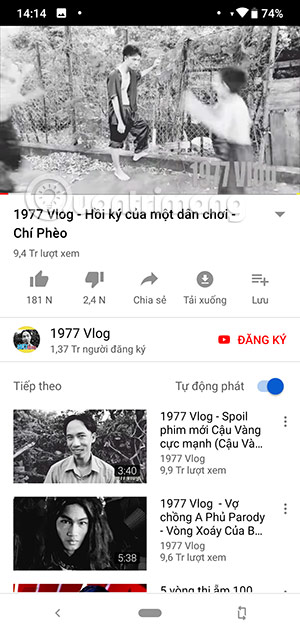 Tai Youtube Vanced Android 6