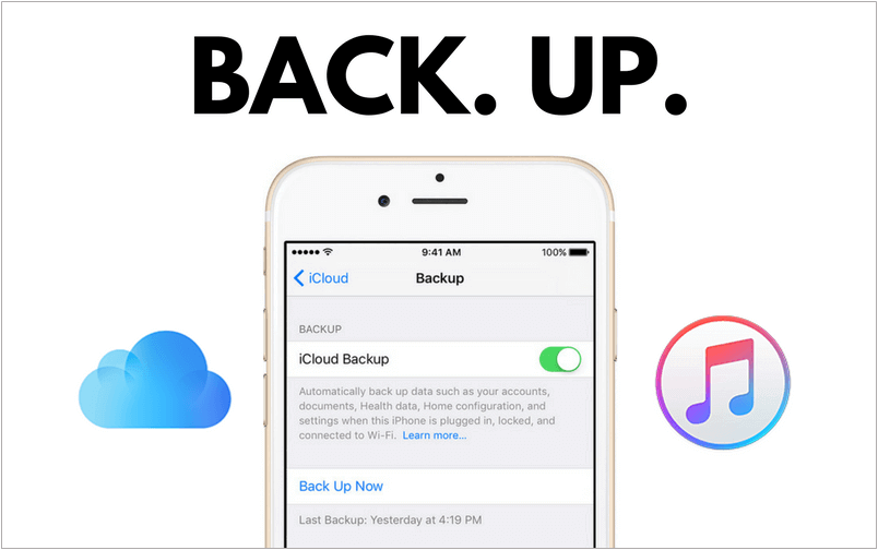 Backup dữ liệu bằng iTunes và iCloud