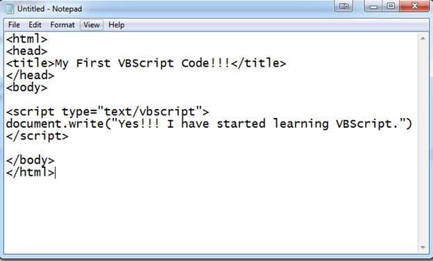 VB Script
