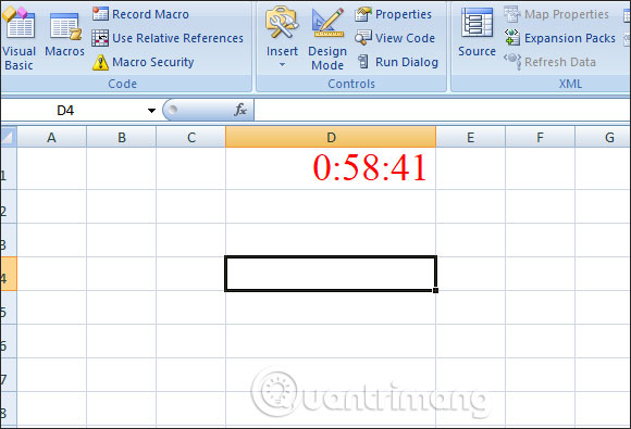 Cách tạo đồng hồ đếm ngược trong Excel - Ảnh minh hoạ 8