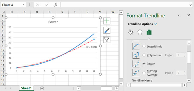Cách chèn trendline trong Microsoft Excel - Ảnh minh hoạ 8