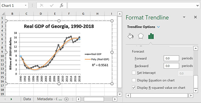 Cách chèn trendline trong Microsoft Excel - Ảnh minh hoạ 9