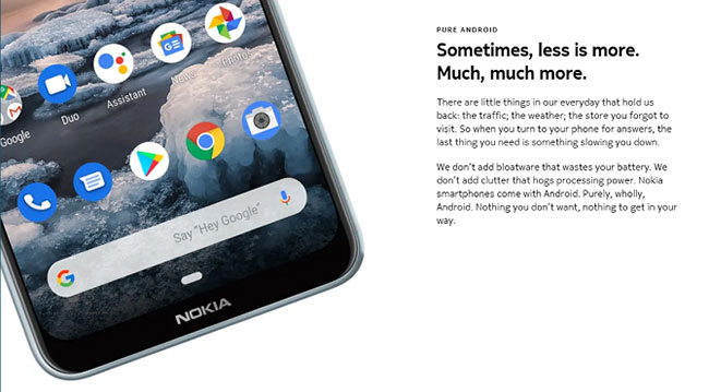 Ít ứng dụng trùng lặp và bloatware