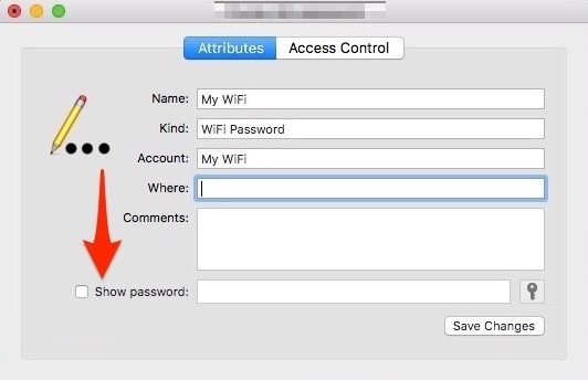 Muốn xem mật khẩu WiFi thì nhấp vào Chia sẻ