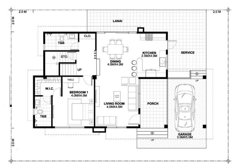 Biệt thự 2 tầng có sân vườn 3