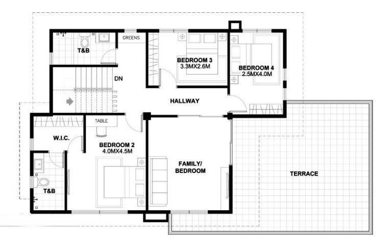 Biệt thự 2 tầng có sân vườn 4