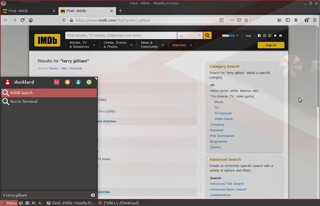 Tìm kiếm trang web tức thì