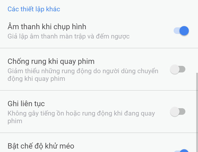 Chống rung khi quay phim