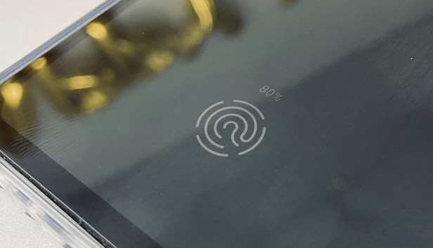 Biểu tượng của cảm biến vân tay dưới màn hình