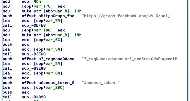 Facebook Graph API call