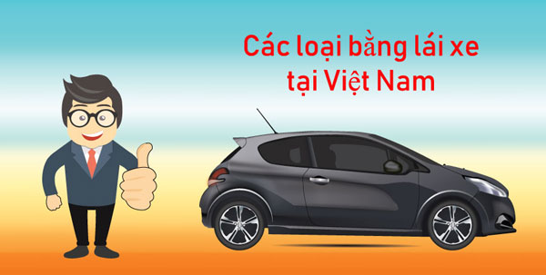 Các hạng bằng lái xe ô tô