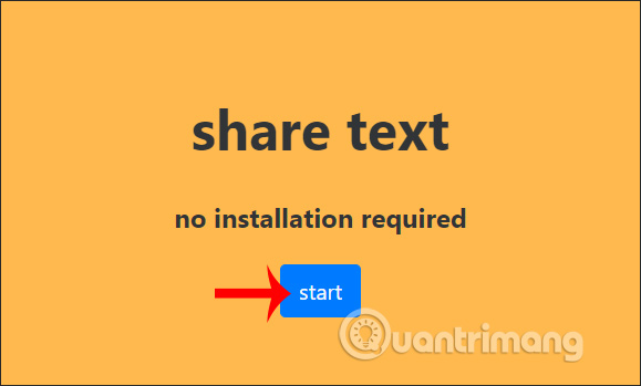 Giao diện Sharetxt.xyz