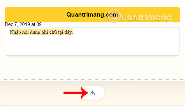 Nhấn biểu tượng download