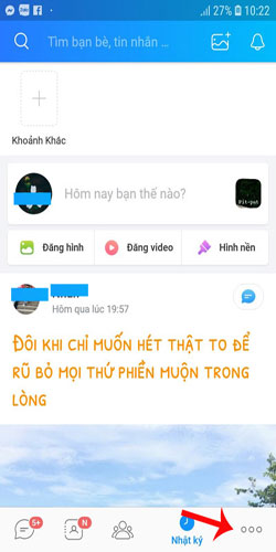 Cài đặt của ứng dụng 1