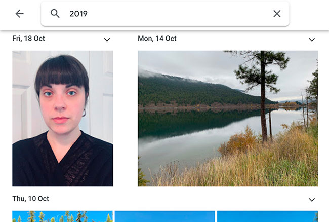Cách tìm kiếm ảnh trên Google Photos theo ngày