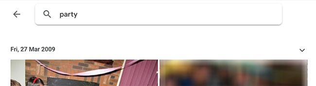 Cách tìm kiếm album theo sự kiện trên Google Photos