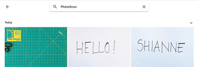 Cách tìm kiếm thông qua ảnh scan