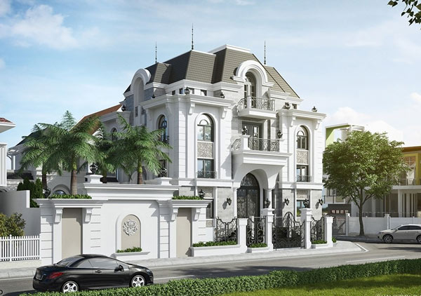 Mẫu biệt thự kiểu Pháp đẹp 18