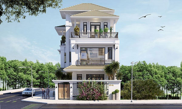 Mẫu biệt thự kiểu Pháp đẹp 6