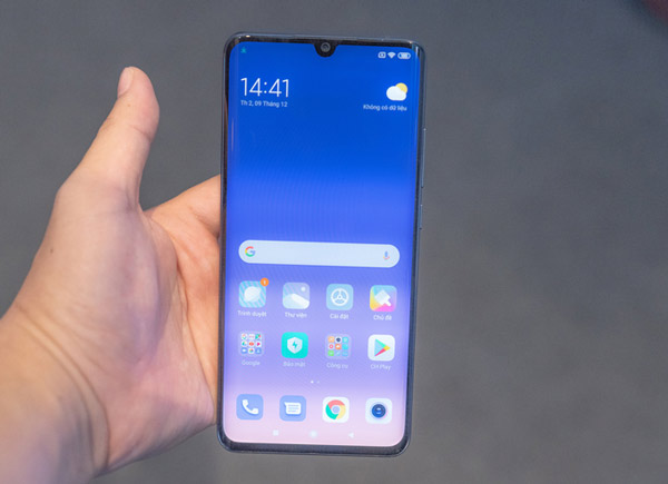 Xiaomi Mi Note 10 được trang bị màn hình AMOLED