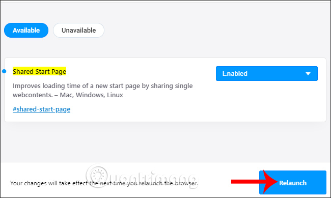 Khởi động lại flag