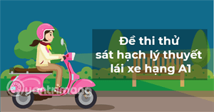 Thi thử bằng lái xe A1 đề 3