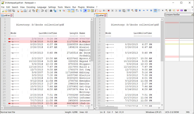 Cách so sánh hai file trong  Notepad++