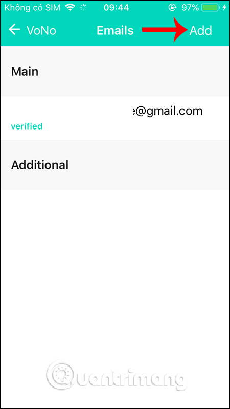 Nhấn Add
