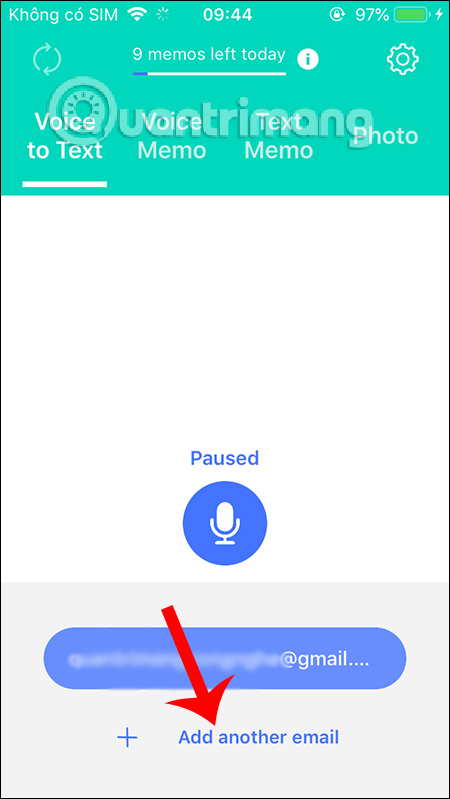 Thêm địa chỉ email mới