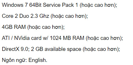 Cấu hình tối thiểu để chiến mượt game The Wolf Among Us