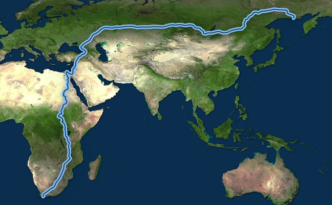 Con đường đi bộ dài nhất Trái Đất