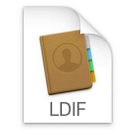 Cách mở file LDIF