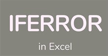 Hàm IFERROR trong Excel, công thức và cách sử dụng