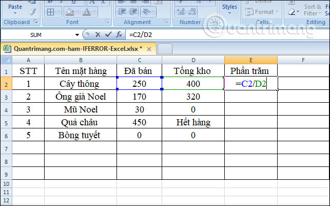 Nhấn vào ảnh để phóng to Phép tính %