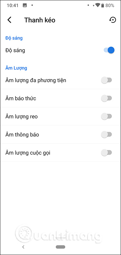 Thêm thanh kéo nội dung