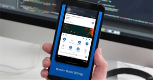 Cách dùng Bottom Quick Settings đổi vị trí mở Quick Settings