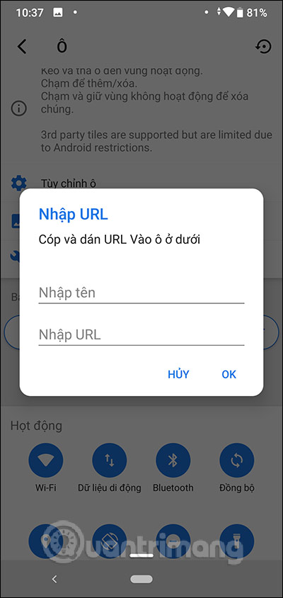 Thêm URL