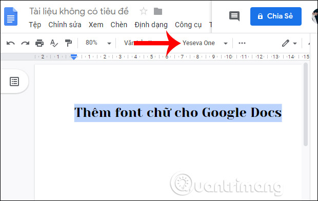 Cách tải font chữ cho Google Docs - Ảnh minh hoạ 5