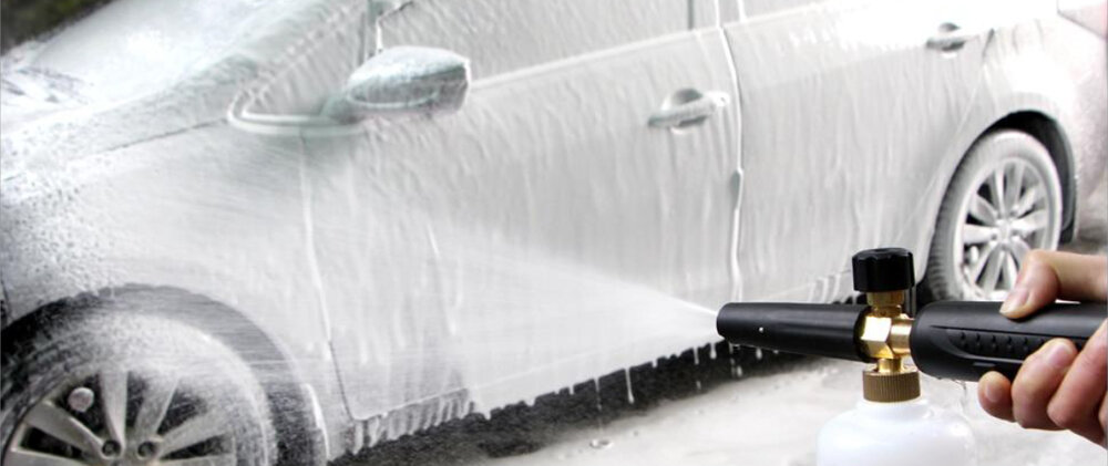 Rửa xe không chạm đòi hỏi phải sử dụng vòi phun cao áp
