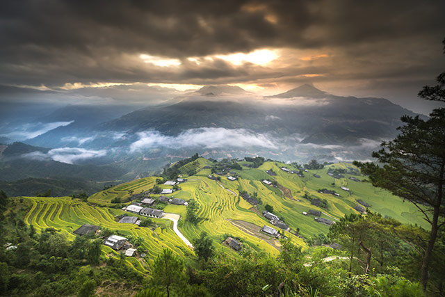 Hinh Nen Ruong Bac Thang 1