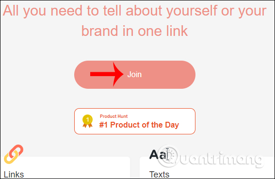 Tạo link chia sẻ