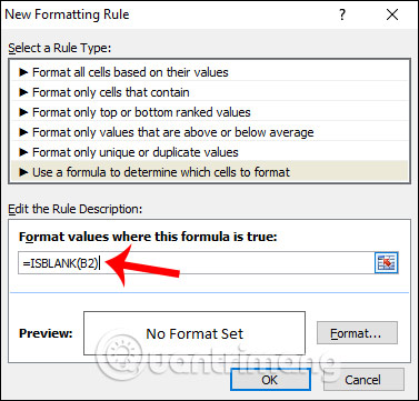 Cách tìm ô trống Excel, tô màu ô trống trong Excel - Ảnh minh hoạ 11
