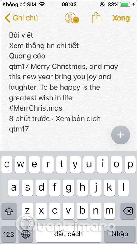 Chữ trích xuất từ tiếng Anh