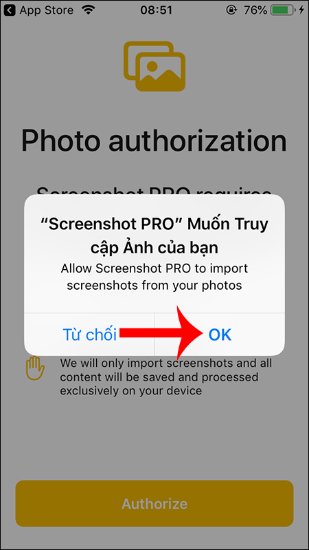Truy cập album