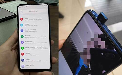 Theo hình ảnh rò rỉ, Active 3 sẽ sở hữu camera trước thụt thò. Ảnh: Đông June/Tinhte.