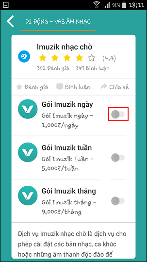 Danh sách nhạc chờ