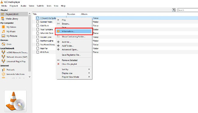 Sử dụng VLC Media Player