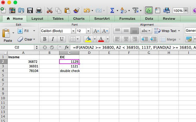 5 công thức Microsoft Excel hữu ích cho việc tính thuế - Ảnh minh hoạ 4